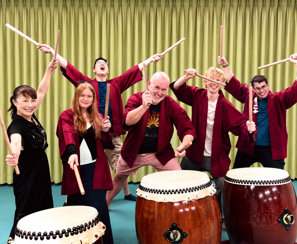 Taiko drumming, one optional discipline for the crew tournament